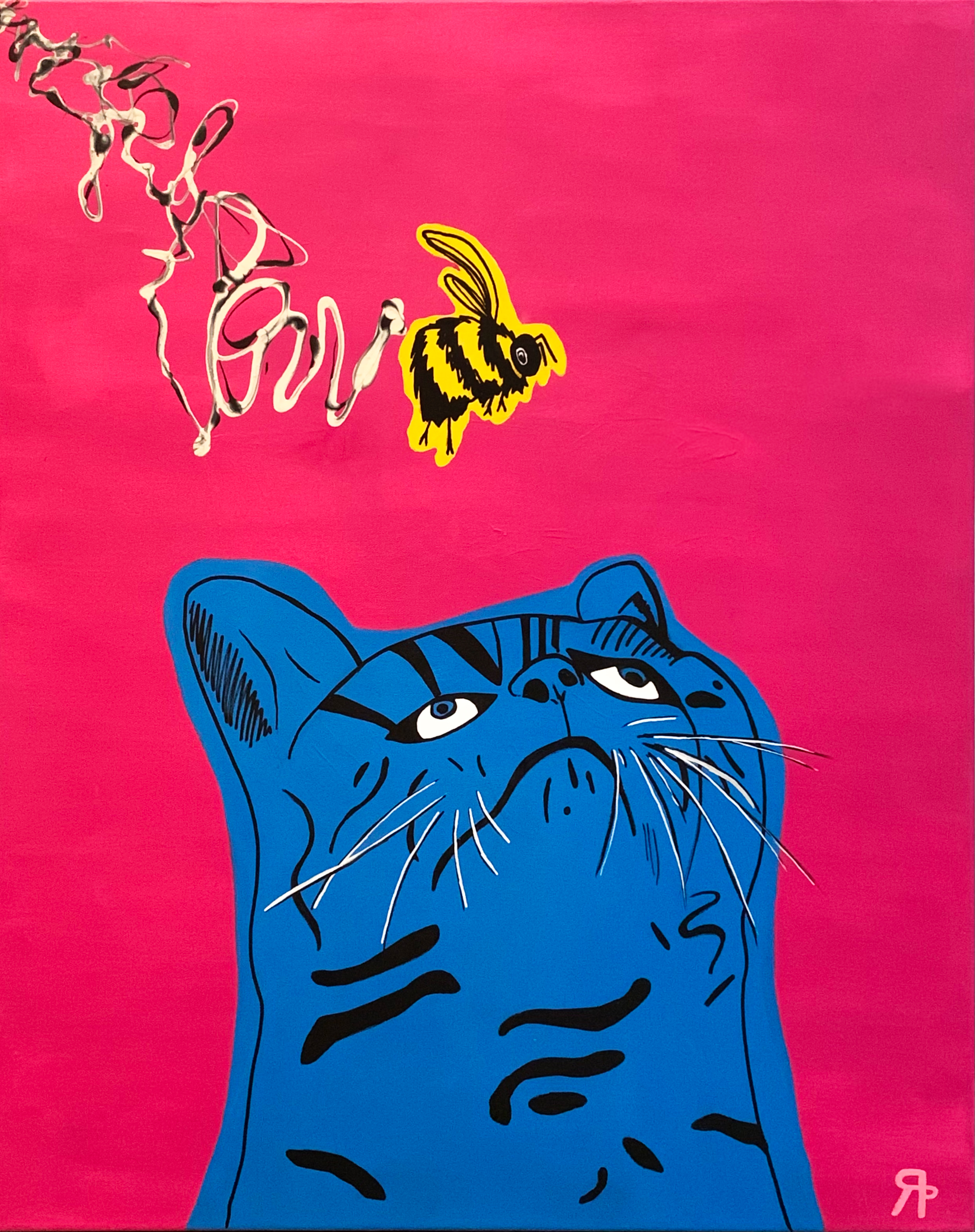 Catnip — $650 - Acrylic on canvas